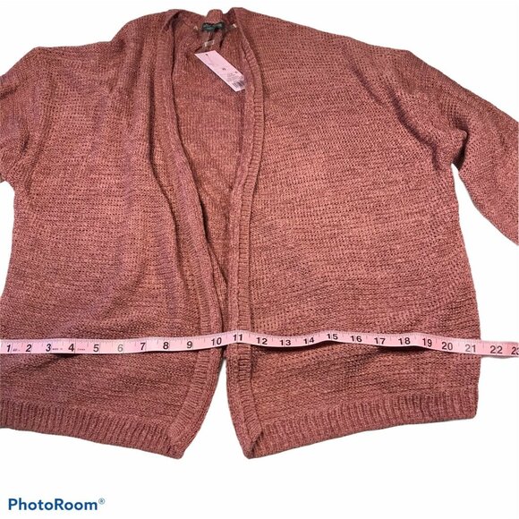 Wild Fable Womens Size XS Sweater Open Front Knit Cardigan Rose Pink New - Picture 9 of 12